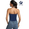 image:imageICTIVE Womens Sleeveless Racerback Tank Top Crew Neck Slim Fit Workout Casual Basic Cami ShirtsDark Blue 9105
