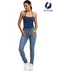 image:imageICTIVE Womens Sleeveless Racerback Tank Top Crew Neck Slim Fit Workout Casual Basic Cami ShirtsDark Blue 9105