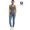 image:imageICTIVE Womens Sleeveless Racerback Tank Top Crew Neck Slim Fit Workout Casual Basic Cami ShirtsDark Grey 9065