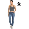 image:imageICTIVE Womens Sleeveless Racerback Tank Top Crew Neck Slim Fit Workout Casual Basic Cami ShirtsDark Grey 9102