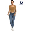 image:imageICTIVE Womens Sleeveless Racerback Tank Top Crew Neck Slim Fit Workout Casual Basic Cami ShirtsKhaki 9064