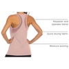 image:imageICTIVE Workout Tank Tops for Women Loose Fit Yoga Mesh Racerback Open Back Muscle ShirtsApricot