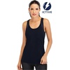 image:imageICTIVE Workout Tank Tops for Women Loose Fit Yoga Mesh Racerback Open Back Muscle ShirtsBlack