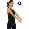 image:imageICTIVE Workout Tank Tops for Women Loose Fit Yoga Mesh Racerback Open Back Muscle ShirtsBlack