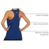image:imageICTIVE Workout Tank Tops for Women Loose Fit Yoga Mesh Racerback Open Back Muscle ShirtsDark Blue