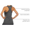 image:imageICTIVE Workout Tank Tops for Women Loose Fit Yoga Mesh Racerback Open Back Muscle ShirtsDark Gray