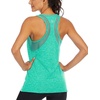 image:imageICTIVE Workout Tank Tops for Women Loose Fit Yoga Mesh Racerback Open Back Muscle ShirtsLight Green