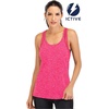 image:imageICTIVE Workout Tank Tops for Women Loose Fit Yoga Mesh Racerback Open Back Muscle ShirtsRose