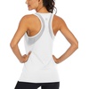 image:imageICTIVE Workout Tank Tops for Women Loose Fit Yoga Mesh Racerback Open Back Muscle ShirtsWhite