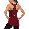 image:imageICTIVE Workout Tank Tops for Women Sleeveless Yoga Shirts for Women Mesh Racerback Muscle Tank TopsBurgundy