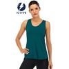 image:imageICTIVE Workout Tank Tops for Women Sleeveless Yoga Shirts for Women Mesh Racerback Muscle Tank TopsDark Green