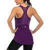 image:imageICTIVE Workout Tank Tops for Women Sleeveless Yoga Shirts for Women Mesh Racerback Muscle Tank TopsDark Purple