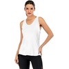 image:imageICTIVE Workout Tank Tops for Women Sleeveless Yoga Shirts for Women Mesh Racerback Muscle Tank TopsWhite