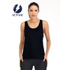 image:imageICTIVE Workout Tank Tops for Women Yoga Tops for Women Loose Fit Backless Muscle Racerback Summer Gym ShirtsBlack