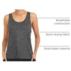 image:imageICTIVE Workout Tank Tops for Women Yoga Tops for Women Loose Fit Backless Muscle Racerback Summer Gym ShirtsDark Gray