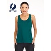 image:imageICTIVE Workout Tank Tops for Women Yoga Tops for Women Loose Fit Backless Muscle Racerback Summer Gym ShirtsDark Green