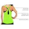 image:imageICTIVE Workout Tank Tops for Women Yoga Tops for Women Loose Fit Backless Muscle Racerback Summer Gym ShirtsNeon Green
