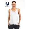 image:imageICTIVE Workout Tank Tops for Women Yoga Tops for Women Loose Fit Backless Muscle Racerback Summer Gym ShirtsWhite