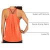 image:imageICTIVE Workout Tops for Women Loose Fit Racerback Mesh Backless Muscle Tank Running ShirtsNeon Orange