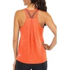 image:imageICTIVE Workout Tops for Women Loose Fit Racerback Mesh Backless Muscle Tank Running ShirtsNeon Orange
