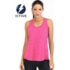 image:imageICTIVE Workout Tops for Women Loose Fit Racerback Mesh Backless Muscle Tank Running ShirtsRose