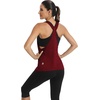 image:imageICTIVE Workout Tops for Women Sleeveless Open Back Muscle Racerback Exercise Tank ShirtsBurgundy