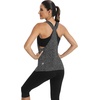 image:imageICTIVE Workout Tops for Women Sleeveless Open Back Muscle Racerback Exercise Tank ShirtsDark Gray