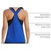 image:imageICTIVE Workout Tops for Women Sleeveless Open Back Muscle Racerback Exercise Tank ShirtsRoyal Blue