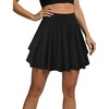 image:imageFihapyli ICTIVE Tennis Skirts for Women with Pockets High Waisted Athletic Golf Skorts Pleated Running Workout CasualBlack 9008
