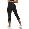 image:imageFihapyli ICTIVE Womens Capris Yoga Pants with Pockets Running Pilates Fitness Running High Waisted LeggingsBlack