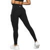 image:imageFihapyli ICTIVE Womens High Waist Yoga Cropped Leggings with PocketsBlack