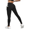 image:imageICTIVE Women Workout Pants with Tummy Control High Waist Tight Fit Yoga Running Pilates Fitness Leggings with PocketsBlack