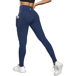image:imageFihapyli ICTIVE Women High Waist Workout Pants with Pockets Yoga Gym Running Pilates Fitness Leggings RunningDarkblue