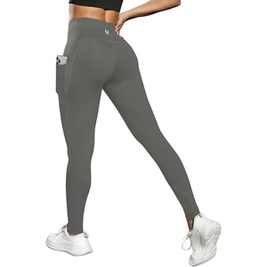 image:imageFihapyli ICTIVE Women High Waist Workout Pants with Pockets Yoga Gym Running Pilates Fitness Leggings RunningGray