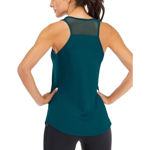 image:imageFihapyli ICTIVE Workout Tank Tops for Women Breathable Mesh Racerback Muscle Tank Backless Running ShirtsDark Green