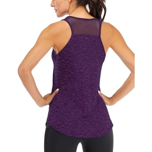 image:imageFihapyli ICTIVE Workout Tank Tops for Women Breathable Mesh Racerback Muscle Tank Backless Running ShirtsDark Purple