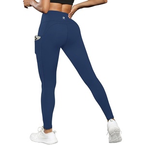 image:imageICTIVE Athletic Leggings for Women with PocketWorkout Activewear Running Yoga Pilates Gym Cropped Tight Fit Lightin PantsDarkblue